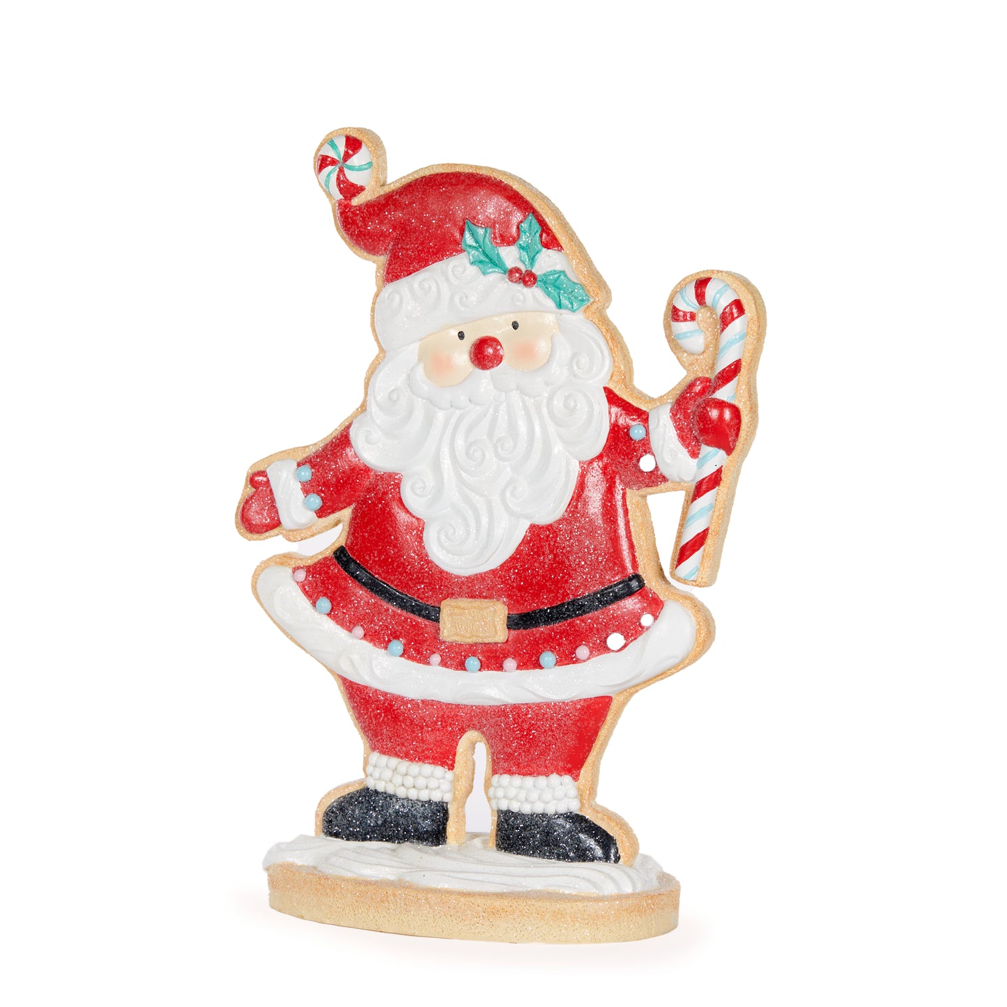 Red Shortbread Santa