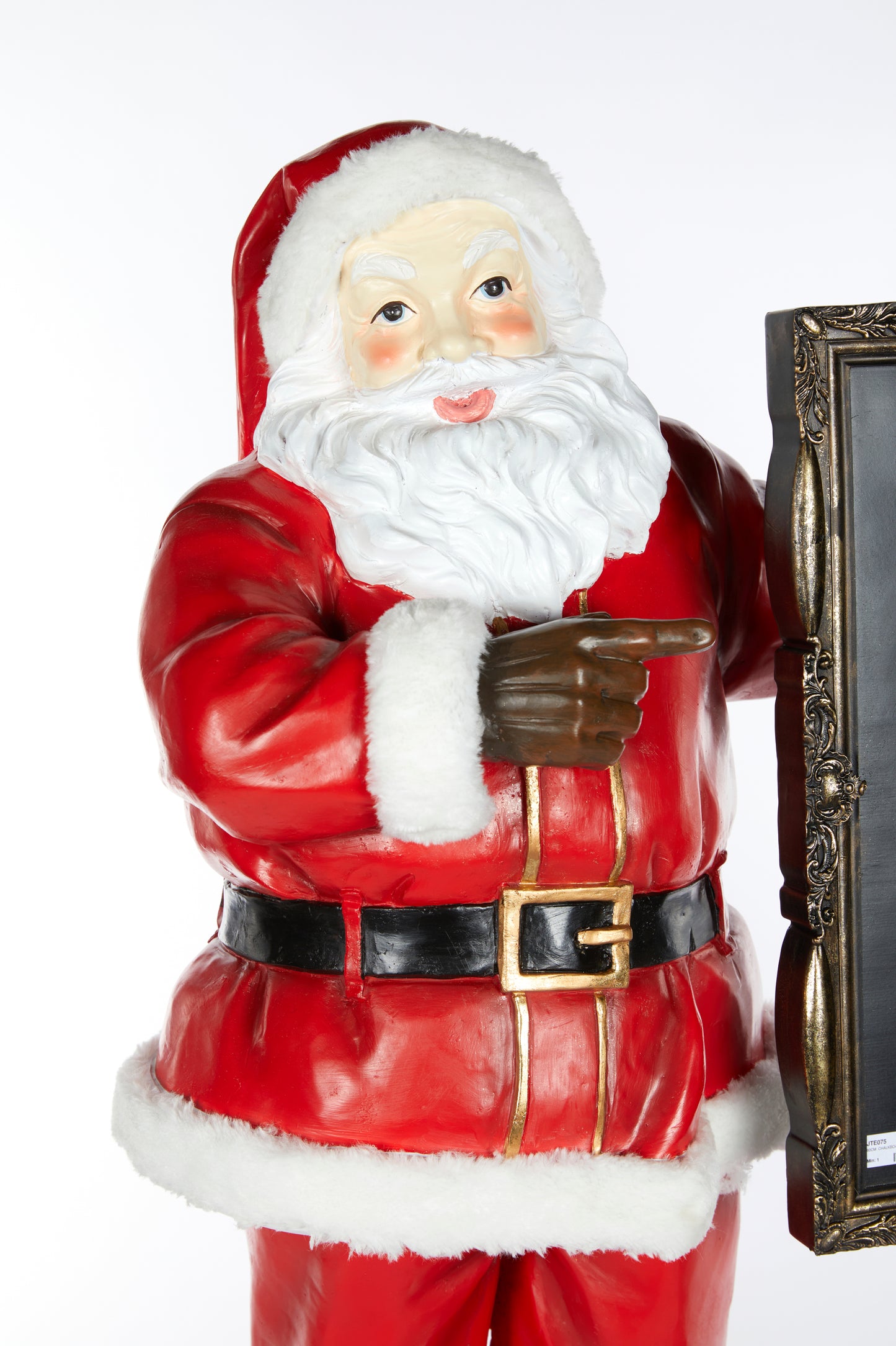 80Cm Vintage Chalkboard Santa