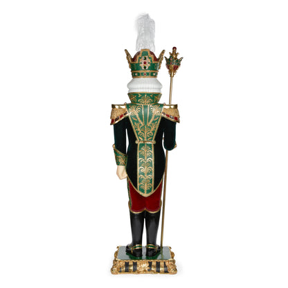 180Cm Elaborate Velvet Soldier On Base