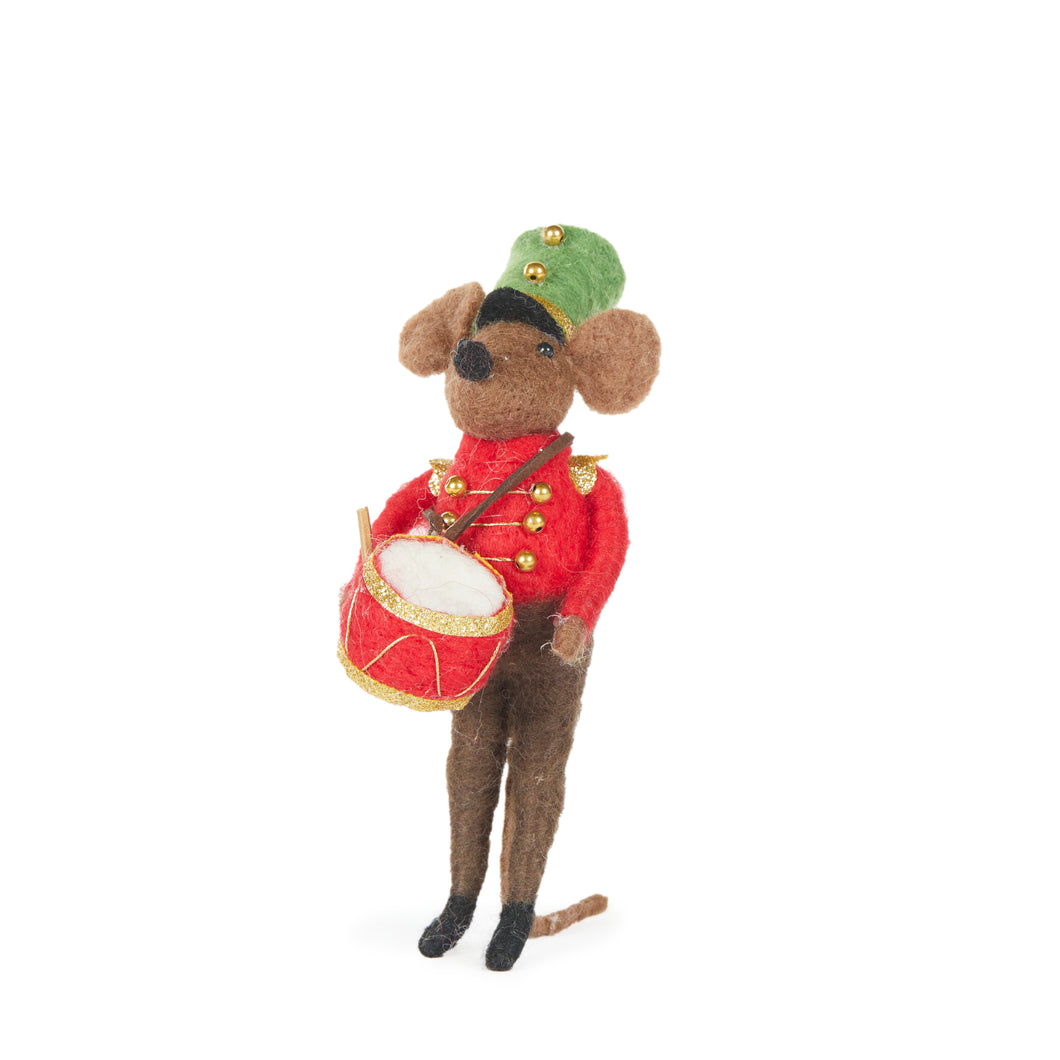 Wool Mouse Drummer Standing