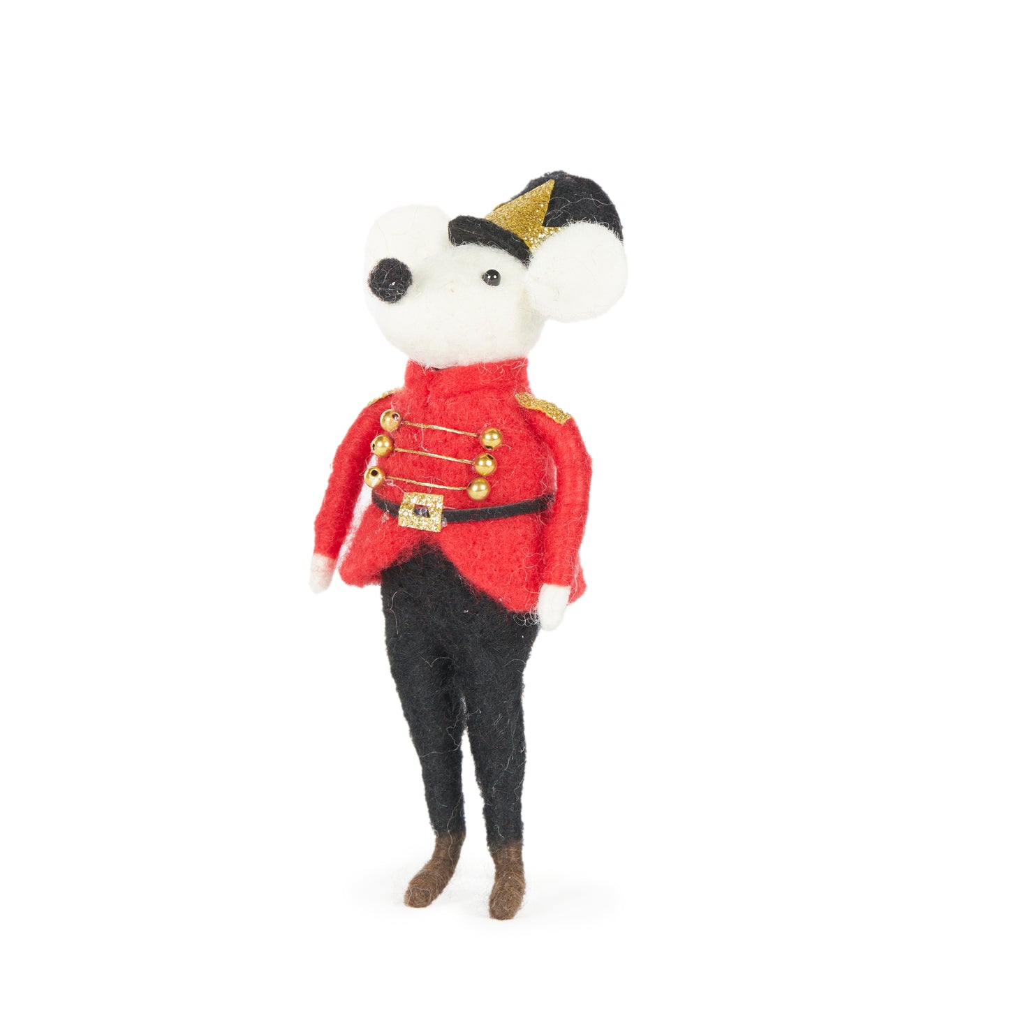 Wool Mouse Nutcracker Standing