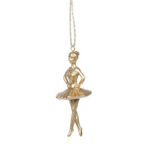 Load image into Gallery viewer, Gold Ballerina Hanging
