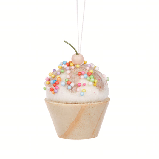 Wooden Candy Cupcake Hanging