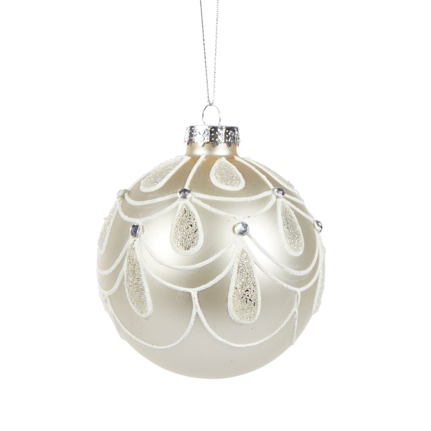 Ivory Jewel Bauble