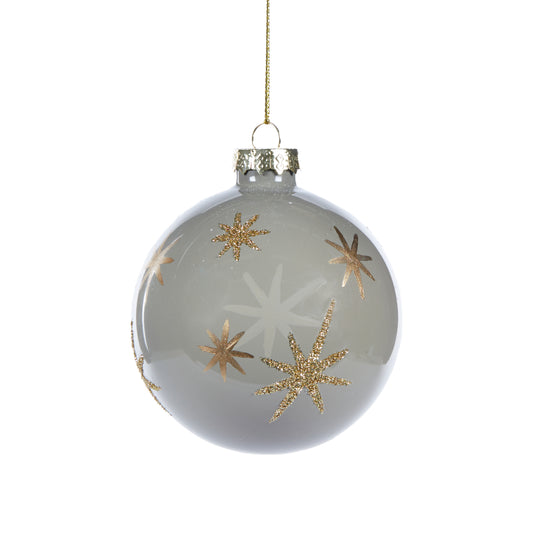 Metalic Stars Bauble