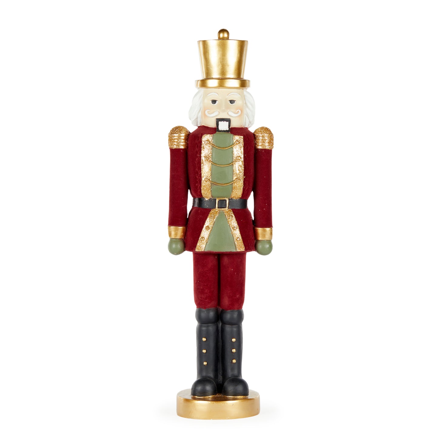 54 Cm Burgundy Velvet Regal Nutcracker