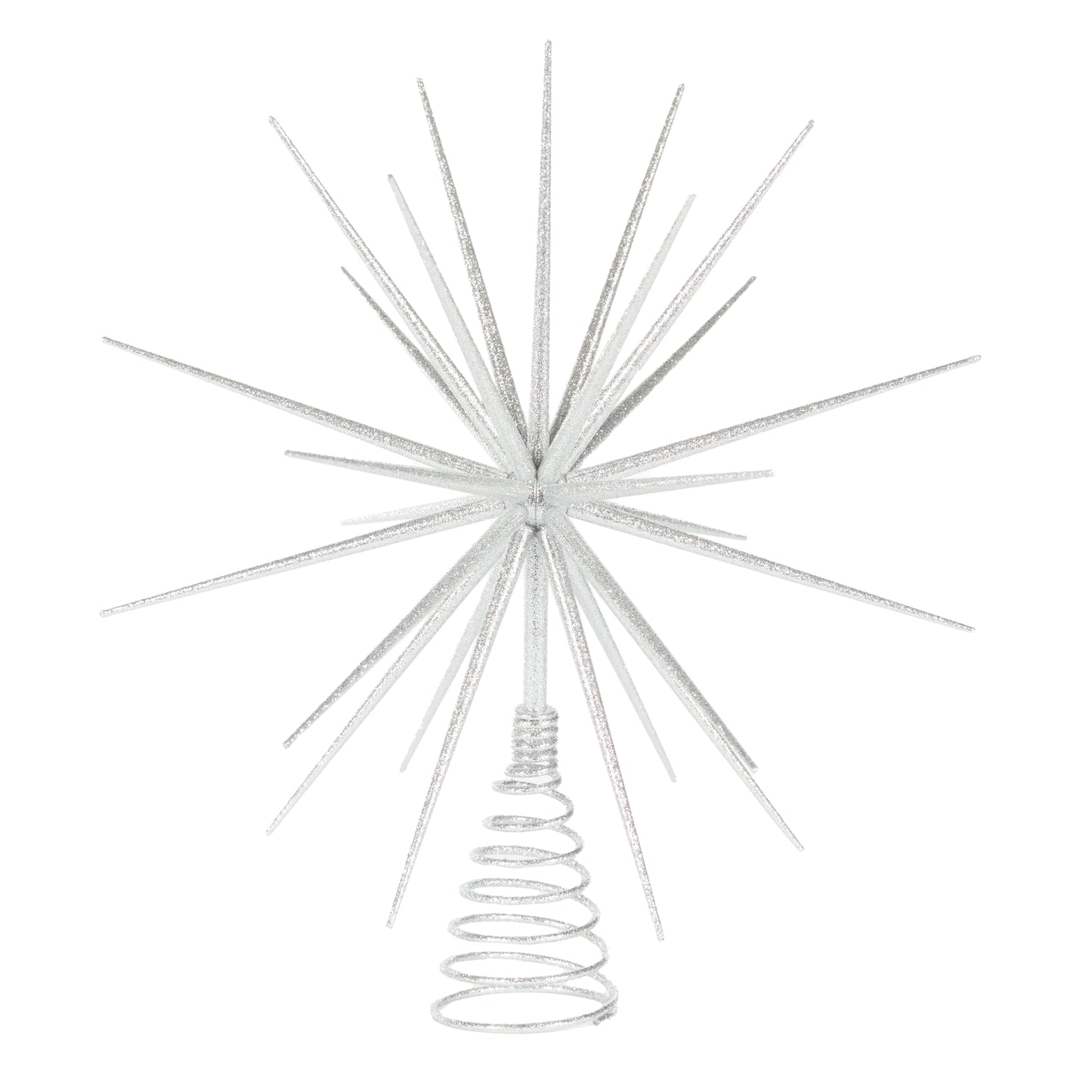 3D Starburst Tree Topper Silver