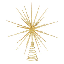 Load image into Gallery viewer, 3D Starburst Tree Topper Gold
