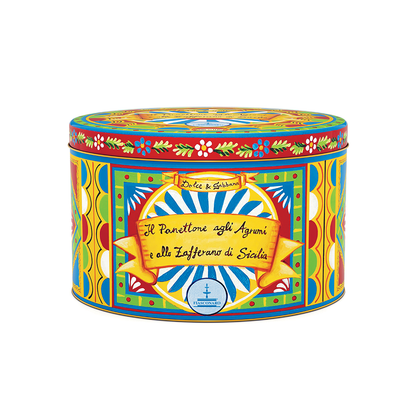 DOLCE & GABBANA TIN PANETTONE - 500G