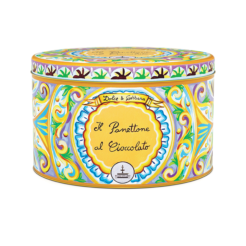 DOLCE & GABBANA TIN PANETTONE CHOCOLATE - 1KG