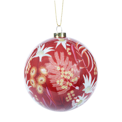 7.5Cm Artist Bauble - Moonlight Flora