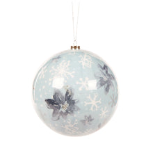 Load image into Gallery viewer, 12Cm Artist Bauble - Shimmering Snowflakes
