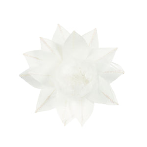 White Leaf Clip Flower