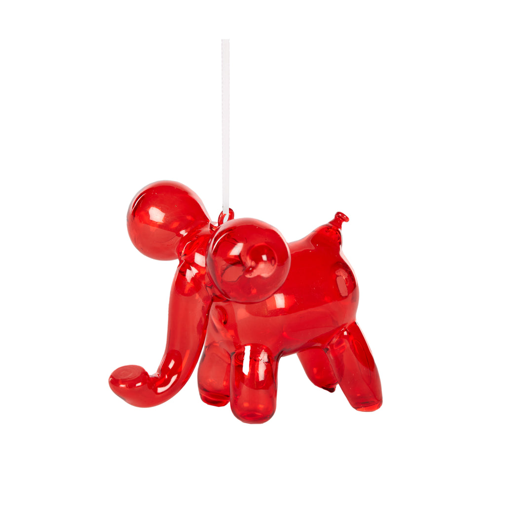 Red Elephant Balloon Animal Hanging