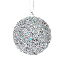 Load image into Gallery viewer, Silver Sugar Bauble
