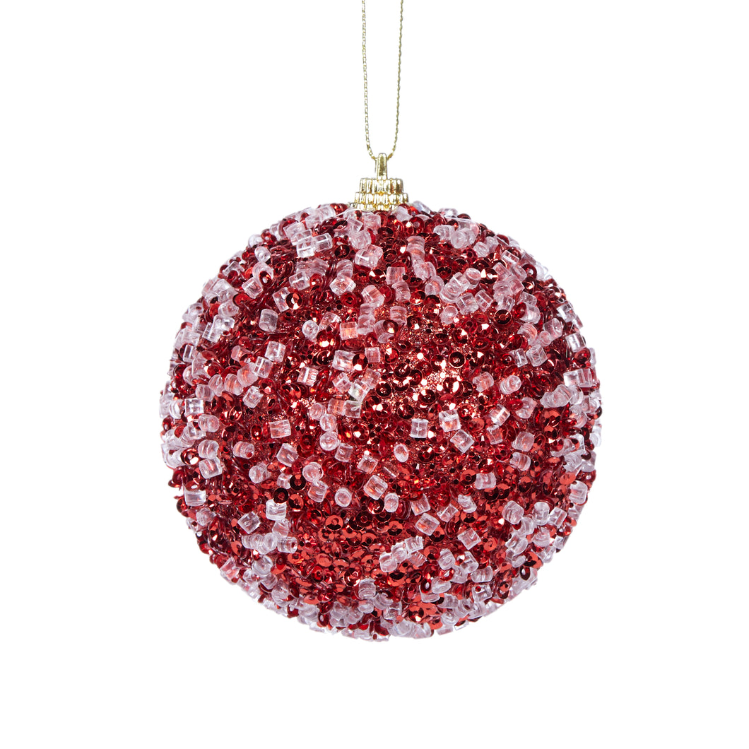 Red Crystals Bauble