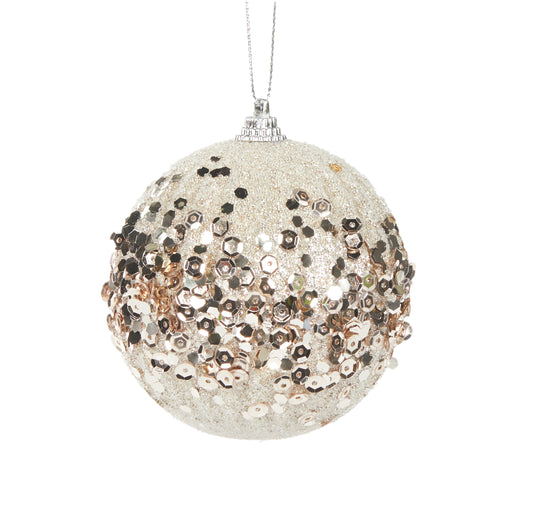 Champagne Wrapped Bauble