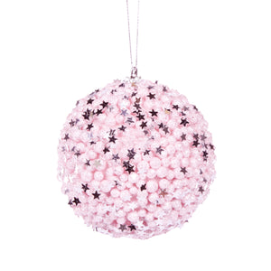 Pink Stars Bauble
