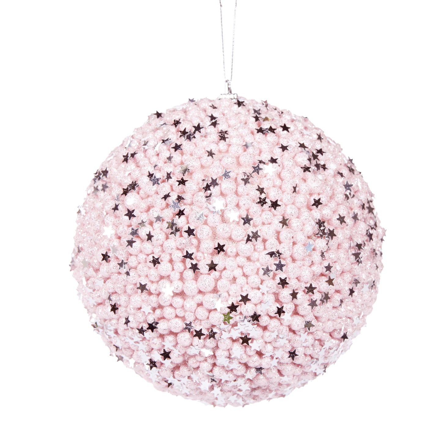 Xl Pink Stars Bauble