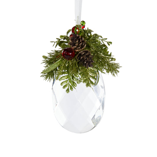 LARGE CLEAR JEWEL ORNAMENT