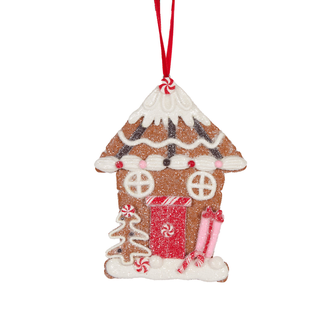 Gingerbread House With Tree Hanging