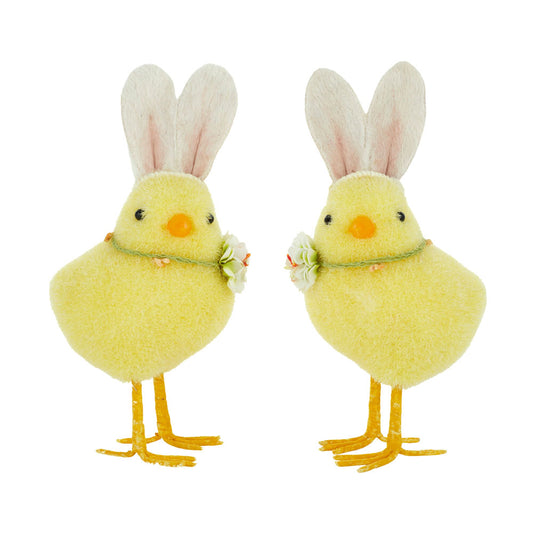 SET/2 CHICKS WITH BUNNY EARS