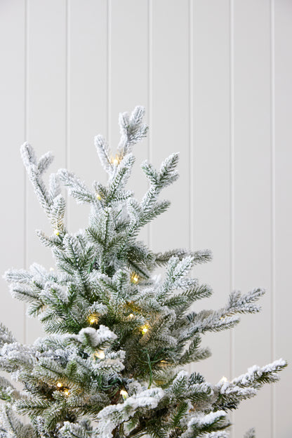 3.5 Ft Potted Balsam Snow Tree - 130 Led