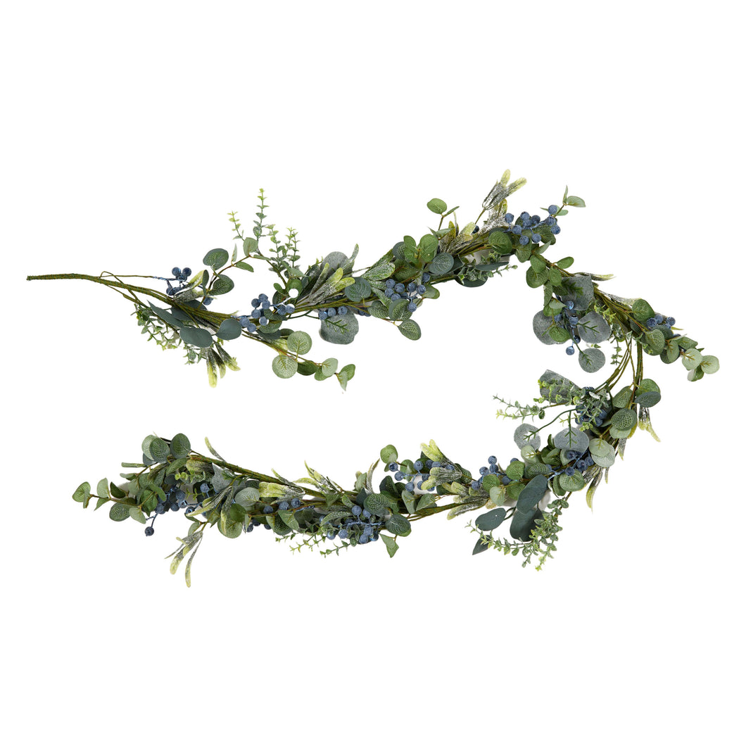 182 CM FOLIAGE AND BLUEBERRY GARLAND