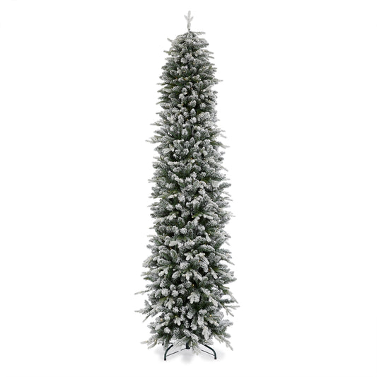 8 Ft. European Fir Snow Tree - 440 LED