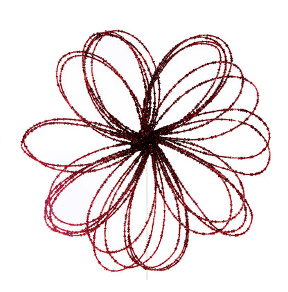 Red Beaded Flower